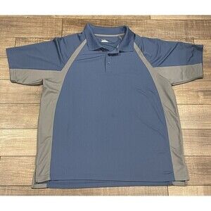 Under Armour Heatgear Polo Shirt Mens Size 2XL XXL Golf Blue